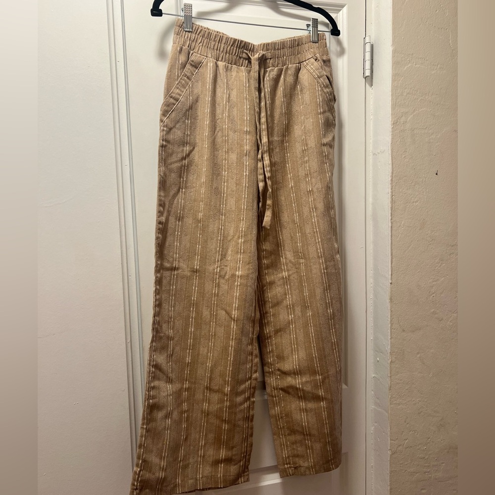 Tan beachy pants